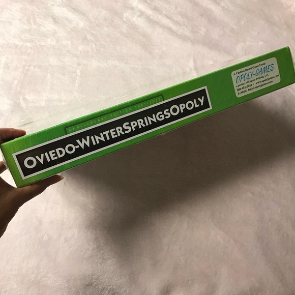 OVIEDO Winterspringsopoly WINTER SPRINGS Monopoly  Board Game Florida New Sealed - Picture 4 of 11